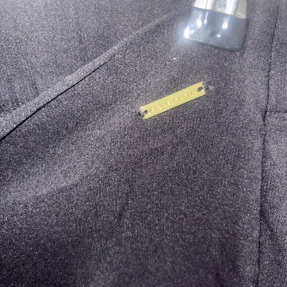 Anne Klein Women's Black Work Pants Size Large Preown Work Wear - Picture 3 of 4